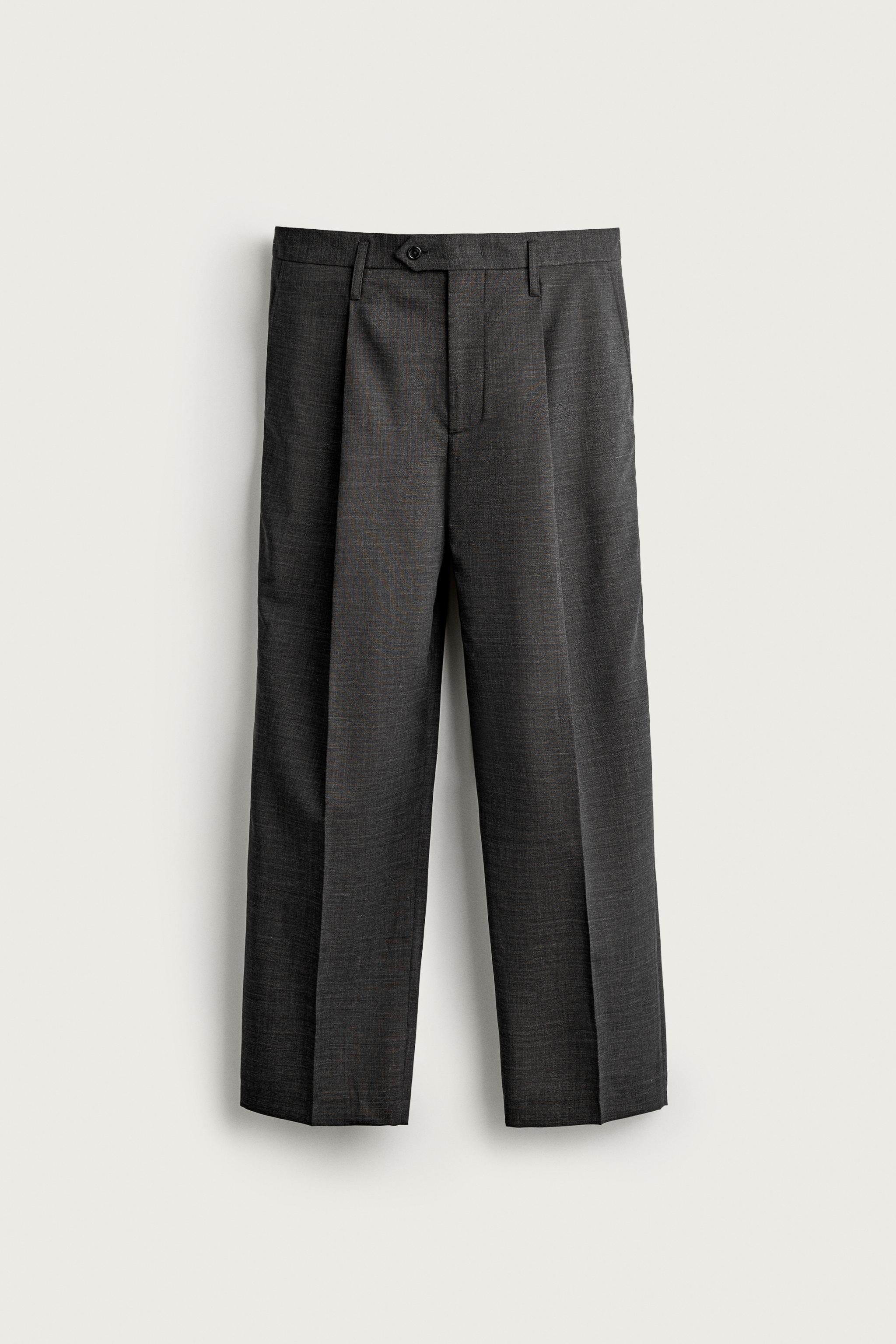 MANTECO® 100% WOOL PLEATED PANTS